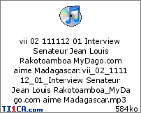 vii 02 111112 01 Interview Senateur Jean Louis Rakotoamboa MyDago.com aime Madagascar